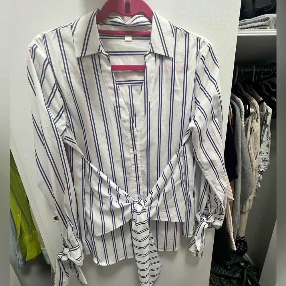 Jonathan Simkhai stripe button up